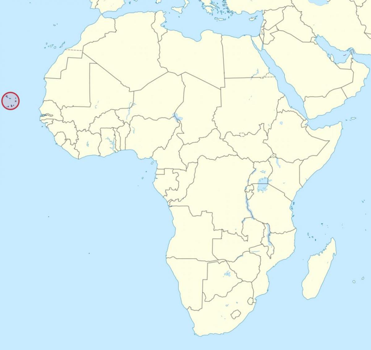 Cabo Verde peta afrika