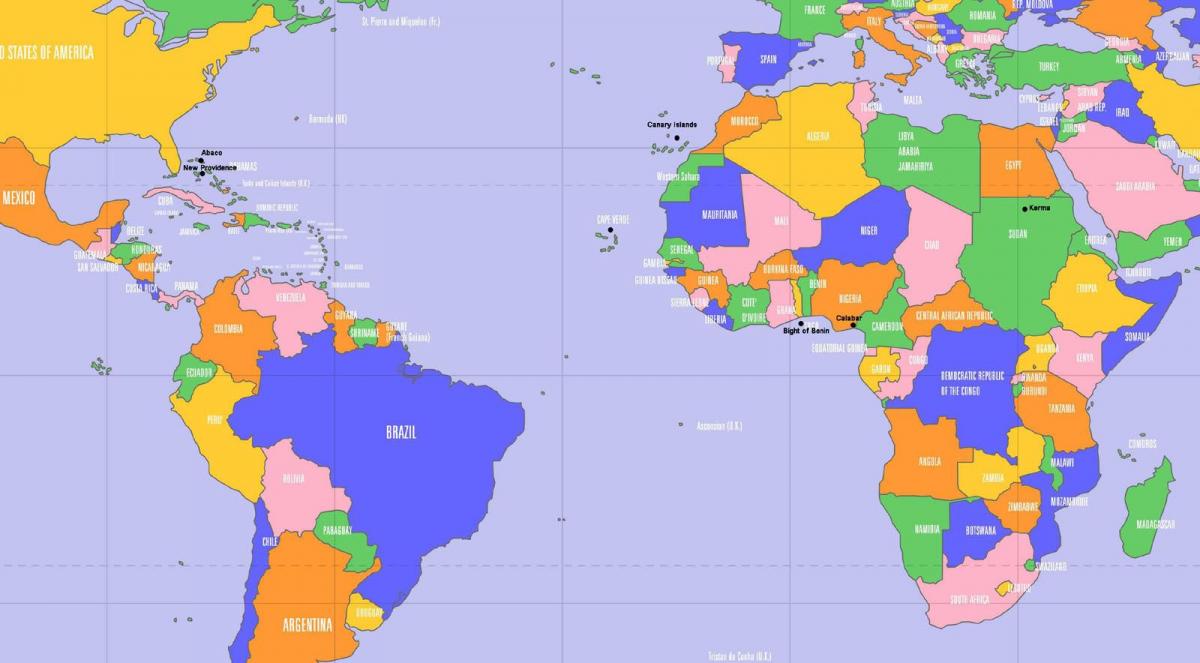 Cape Verde lokasi di peta dunia